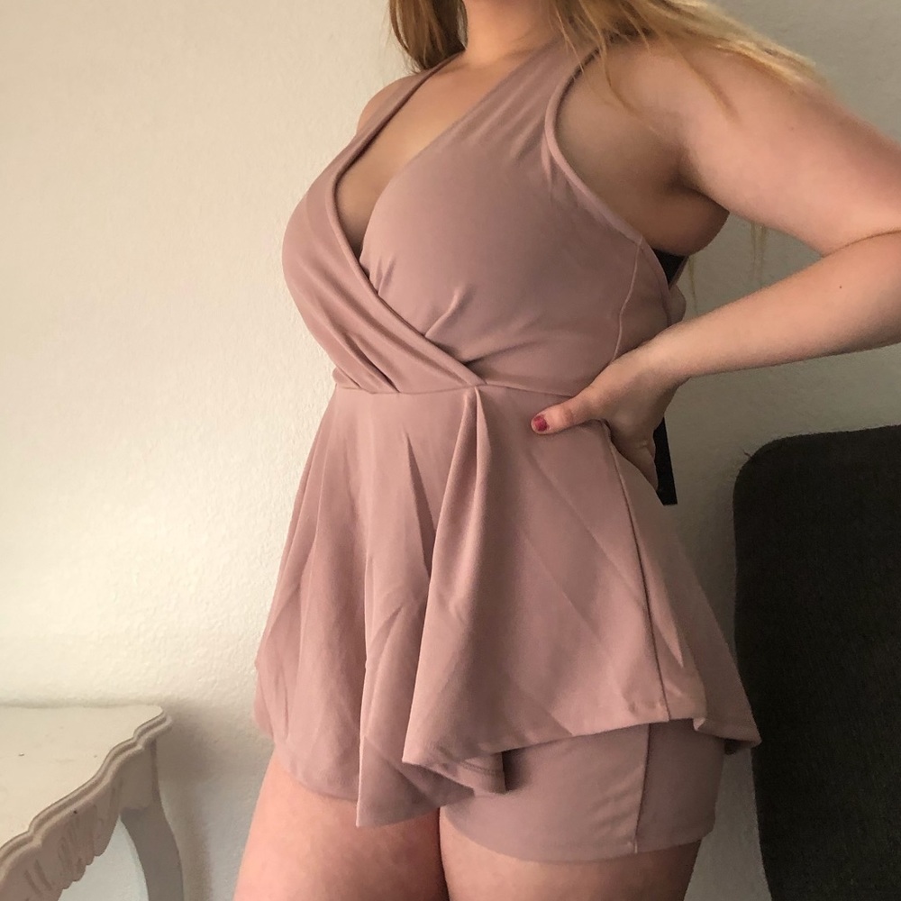 Fashion Nova Pink Romper